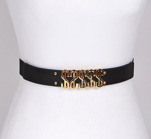 Money Bag Stretch Belt